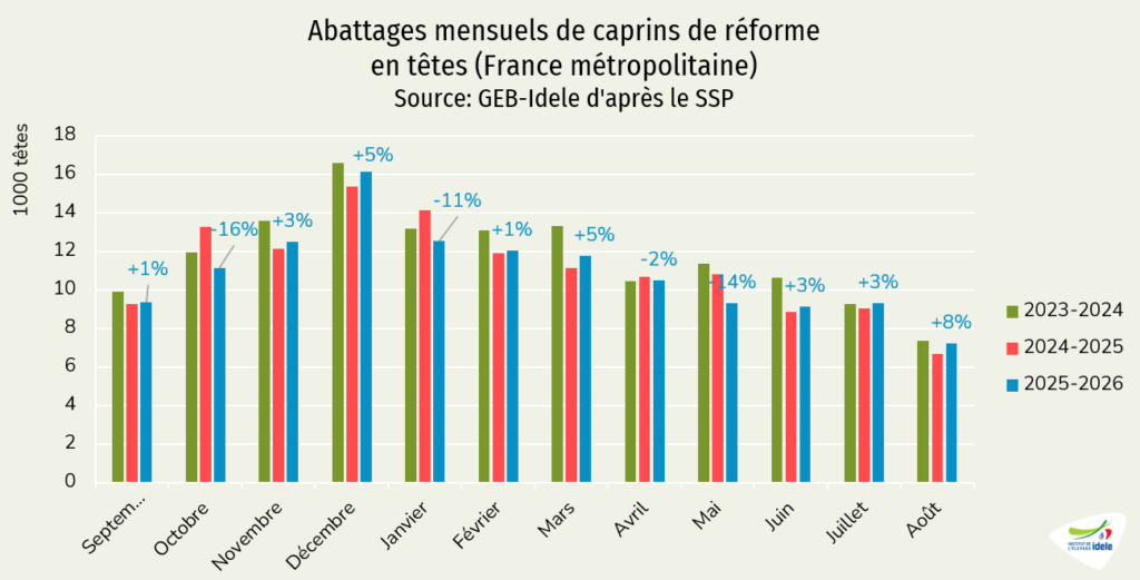 Abattages de chèvres de réforme